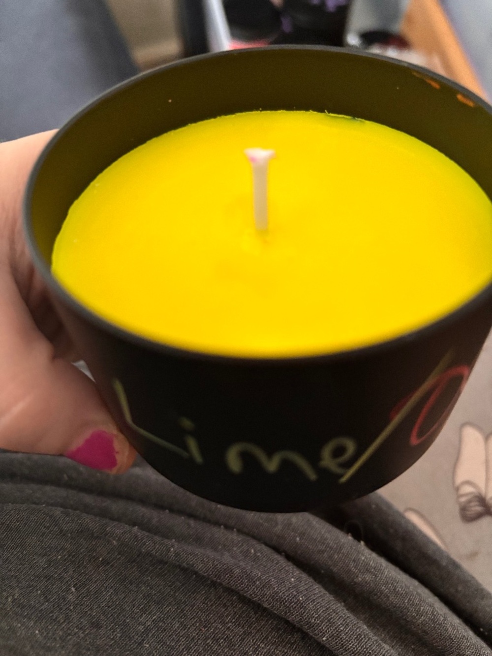 Orange/lime soy candle